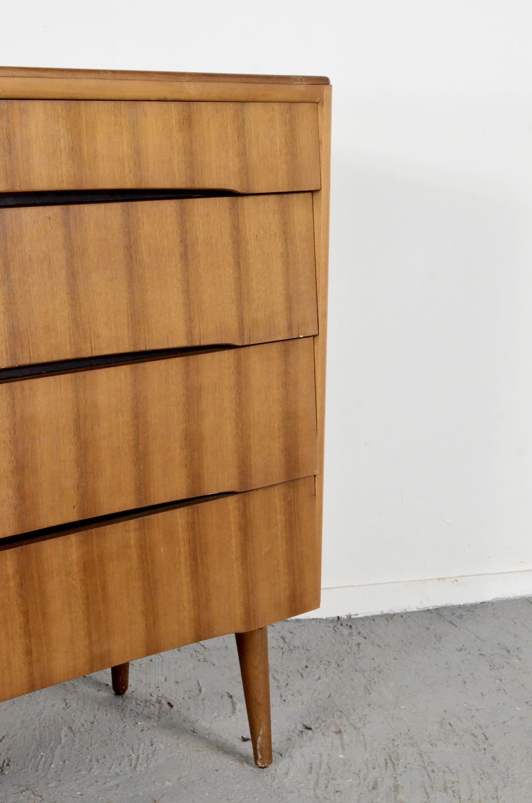 Midcentury Avalon Chest Of Drawers / Tallboy In Teak. Vintage Modern / Retro / Danish Style. photo vinterior