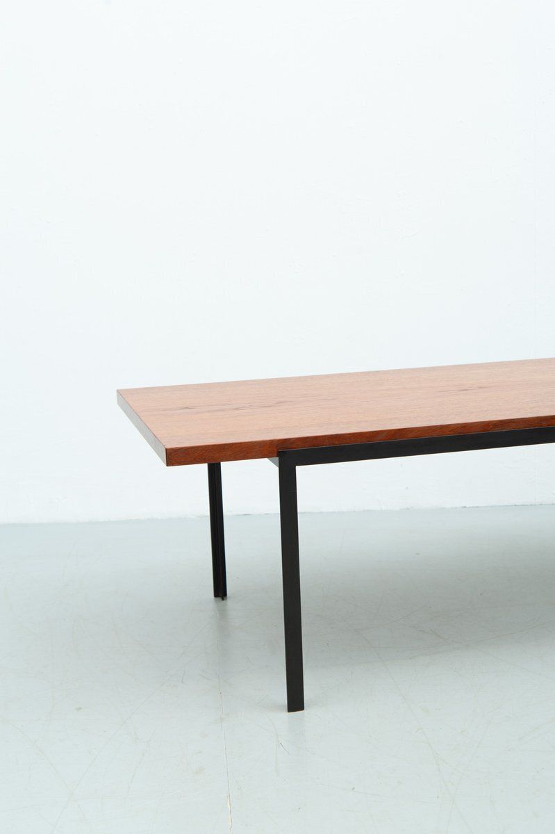 T Angel Coffee Table In Teak By Florence Knoll For Knoll Inc. / Knoll International, 1950s photo vinterior