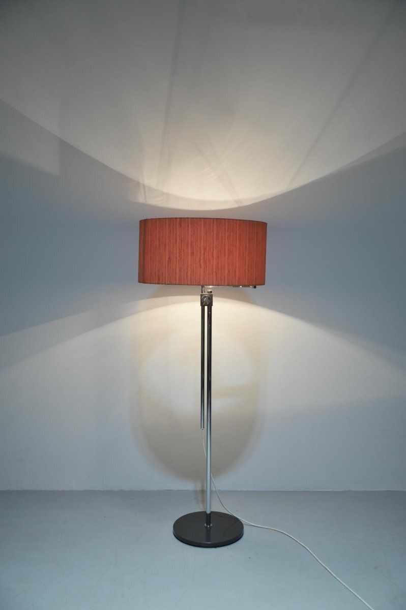 Height Adjustable Floor Lamp From Kaiser Leuchten, 1960s photo for sale