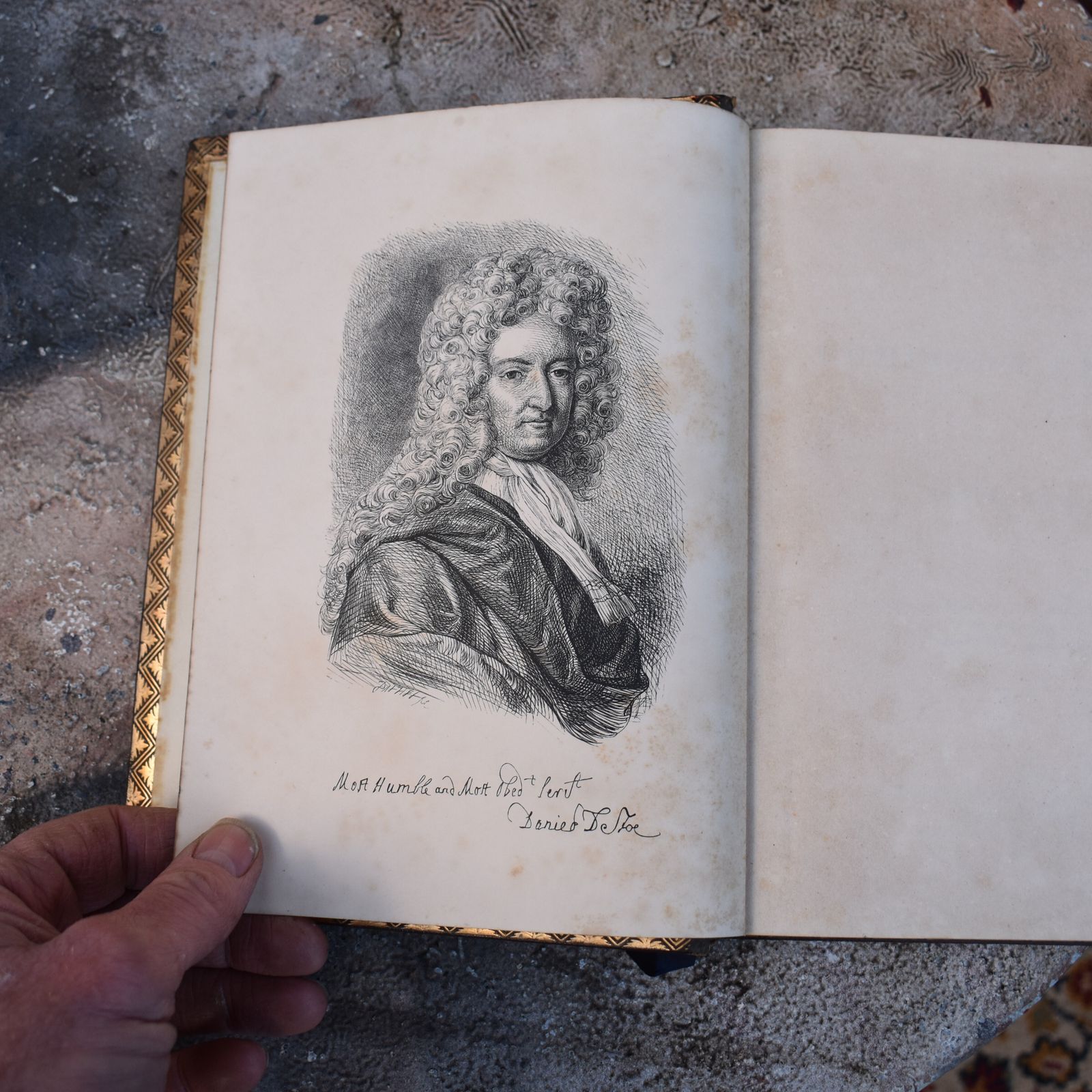 Antique 1864 Robinson Crusoe By Daniel Defoe Routledge London Fine Leather Book photo buy