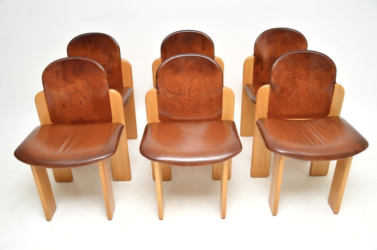 photo vinterior Vintage Italian Dining Table And Chairs By Silvio Coppola