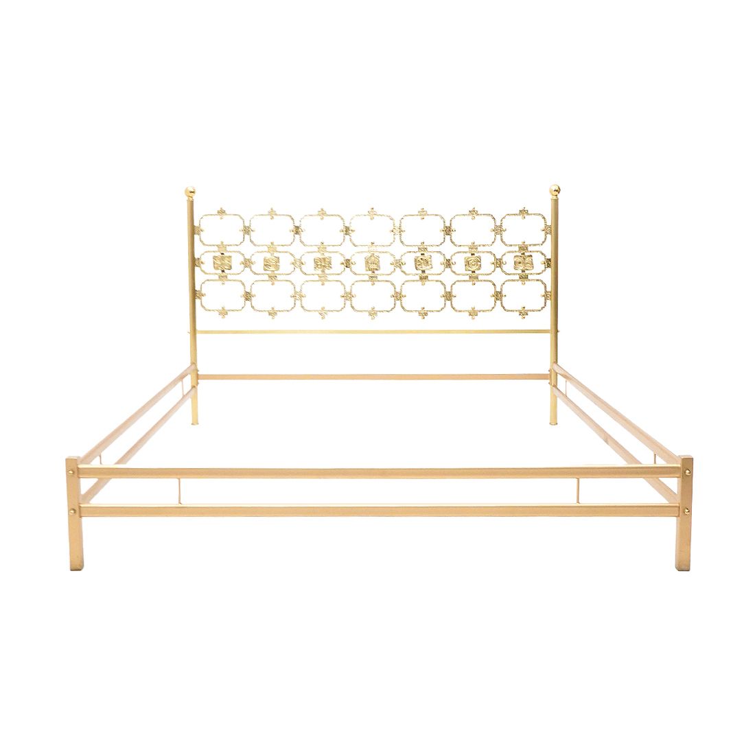 Brass Headboard By Luciano Frigerio, 1970s photo 1875.0