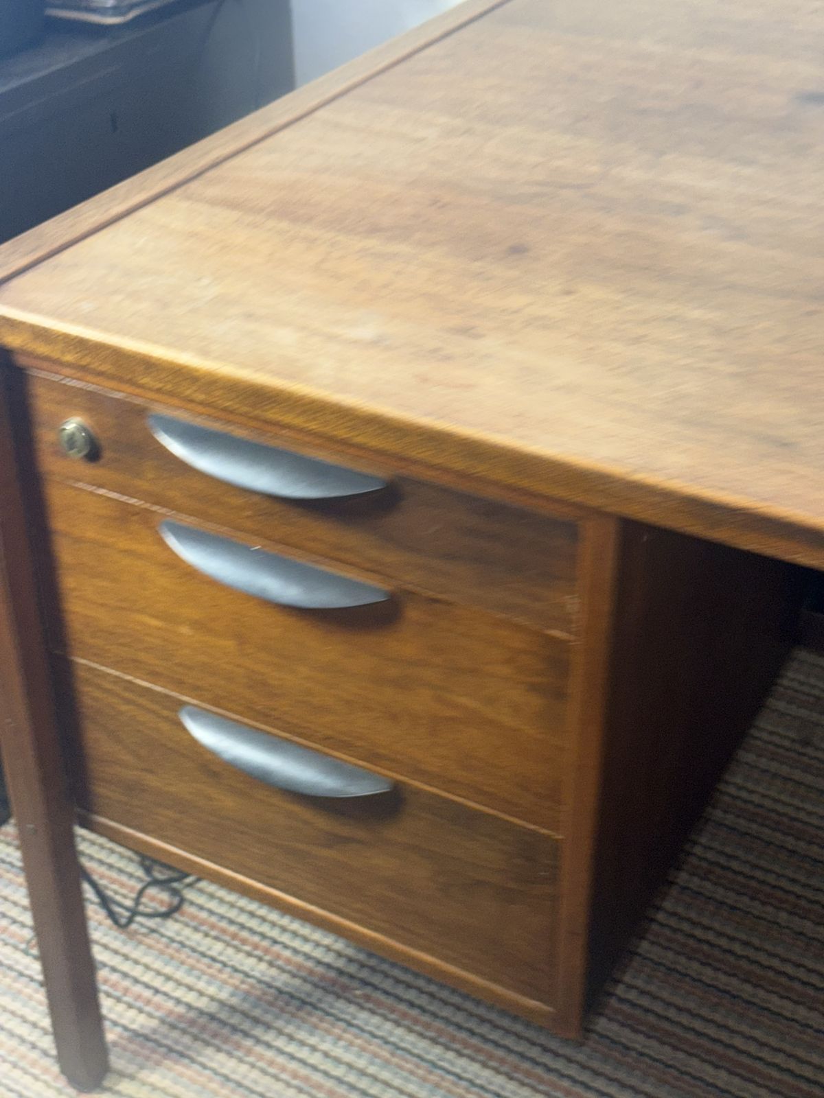 Walnut Desk,  Jen’s Risom C.1950s – Original Paper Label photo buy
