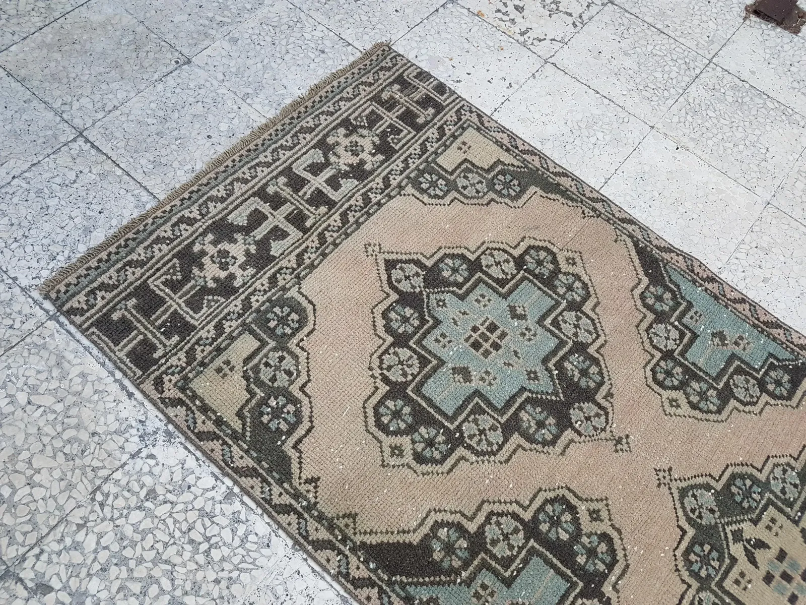 Vintage Oriental Anatolian Large Foyer Size Rug 3'1" X 11'7" photo 700.0