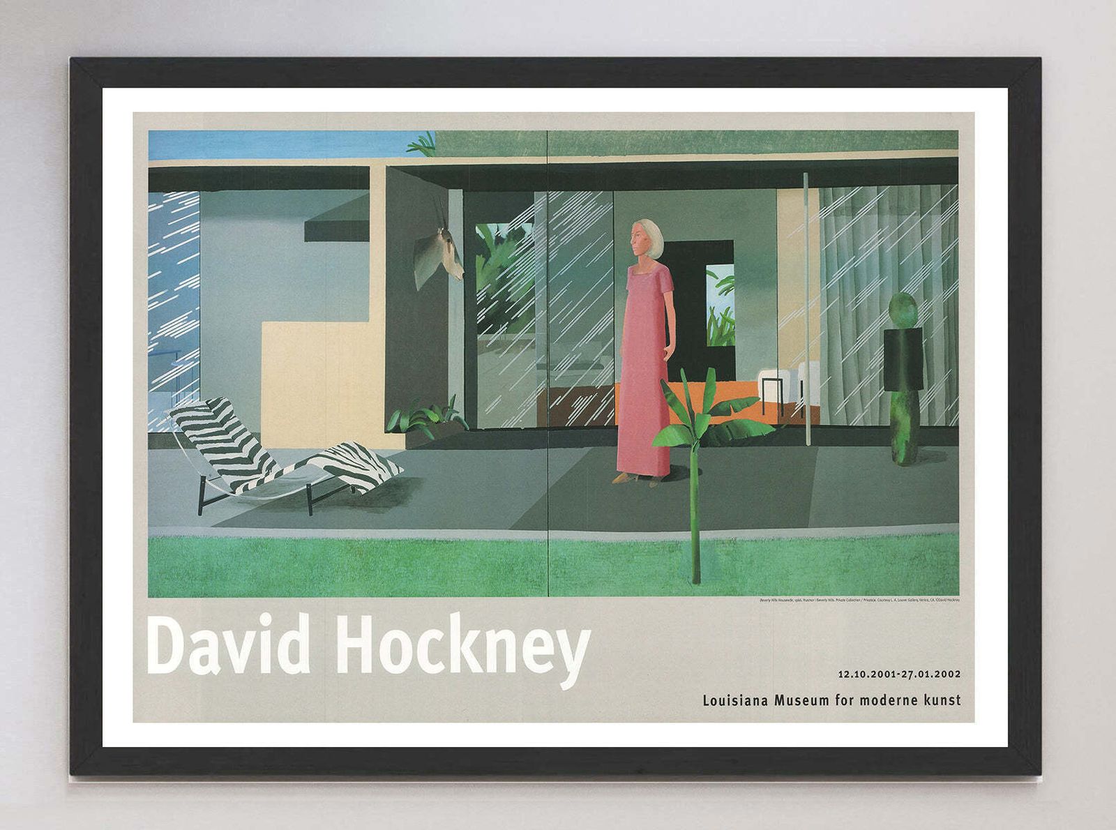 David Hockney   Beverly Hills Housewife   Louisiana ,  " Original Vintage Poster" photo furniture