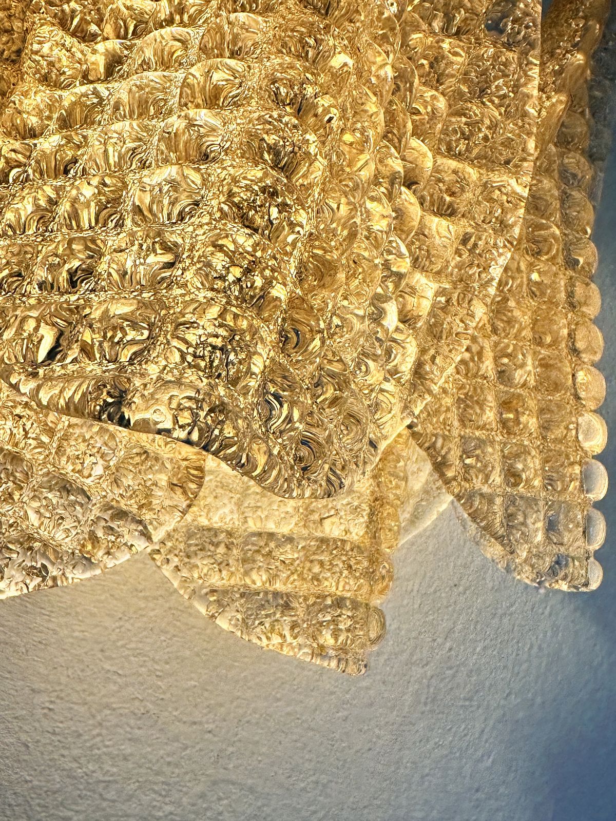 Contemporary Modern Gold "Granigli" "Rondini" Murano Glass Wall Sconces.Set Of Two. photo 2949.0