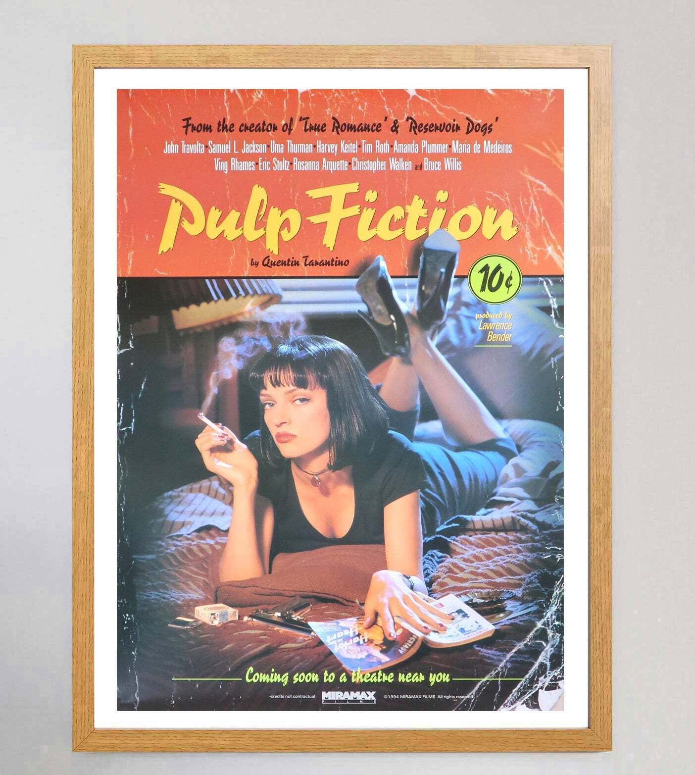 Pulp Fiction , " Original Vintage Poster" photo Art