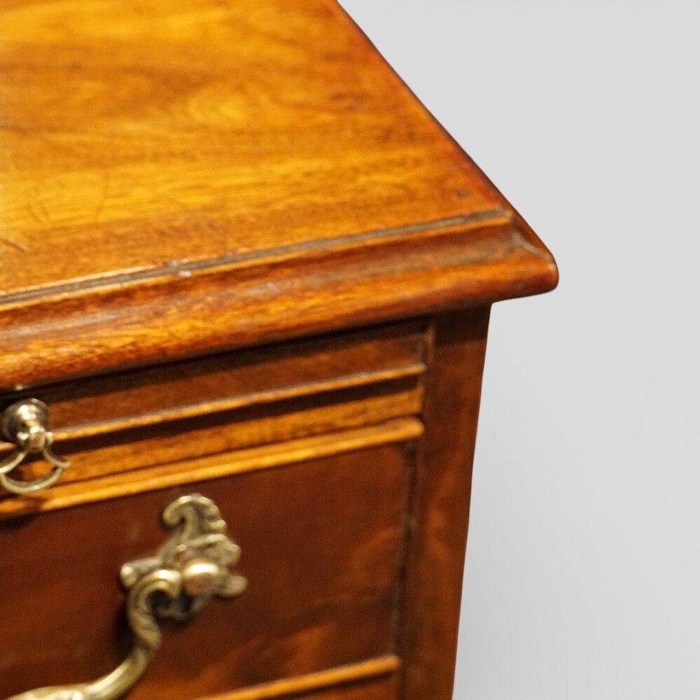 Small Antique Mahogany Chest Of Drawers photo vintage