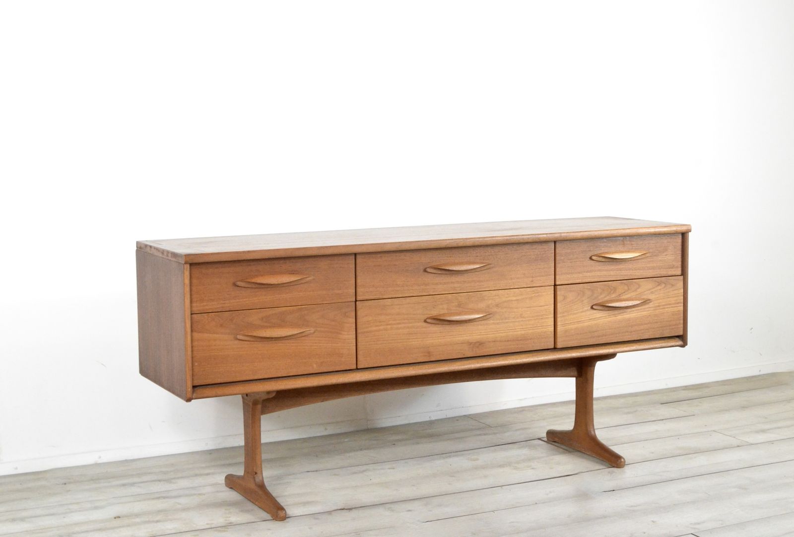 Vintage Midcentury Teak Sideboard / Dresser By Frank Guille For Austinsuite. Modern / Danish Style. photo Furniture