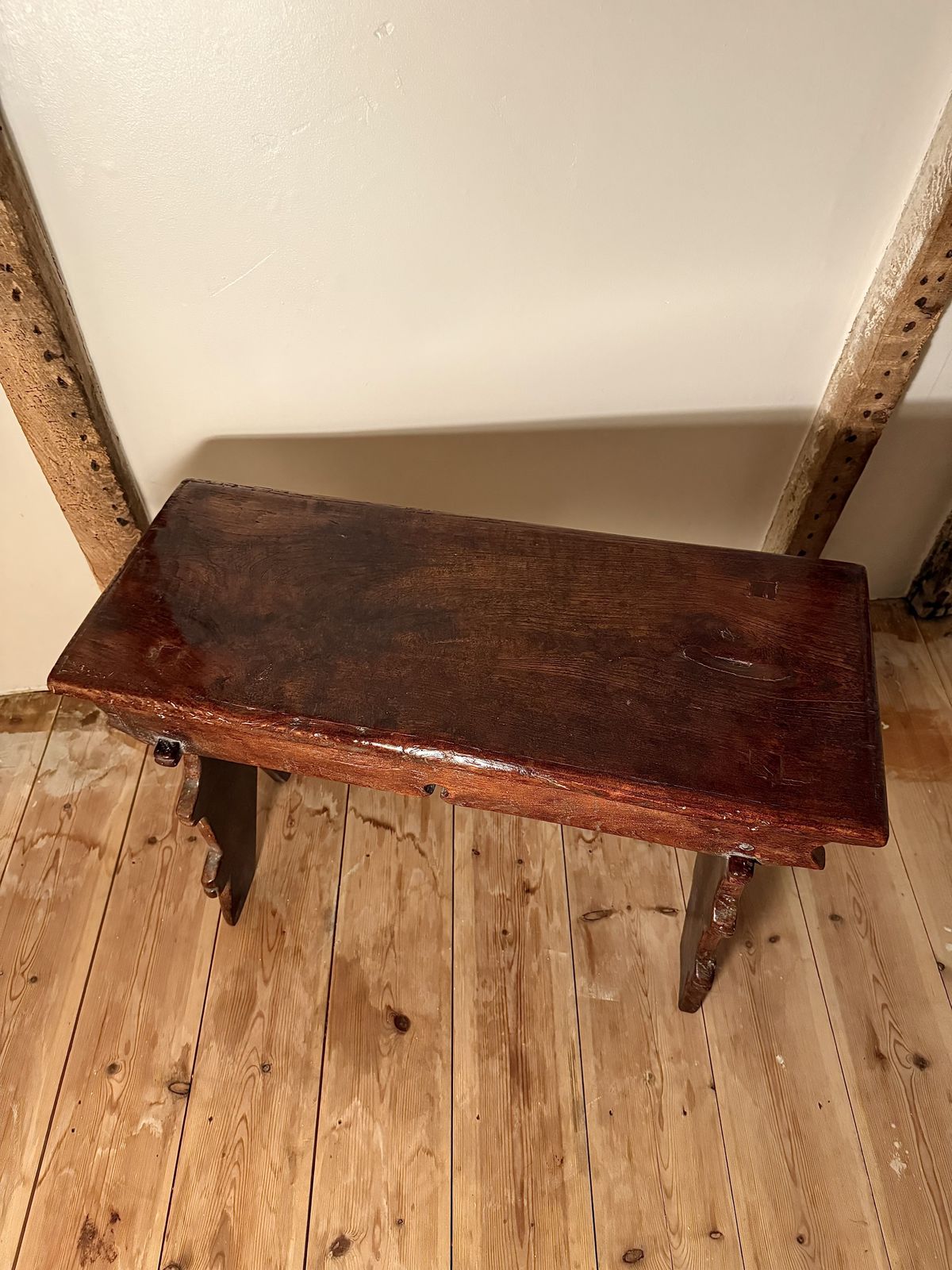 photo for sale Rare 16th Century Elm Boarded Stool From The Reign Of Henry VIII