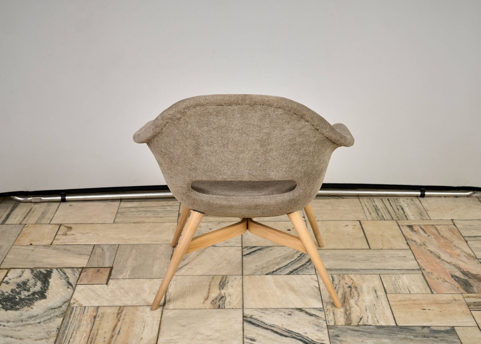 Shell Lounge Chair By Miroslav Navratil, 1960s, Czechoslovakia photo 607.0
