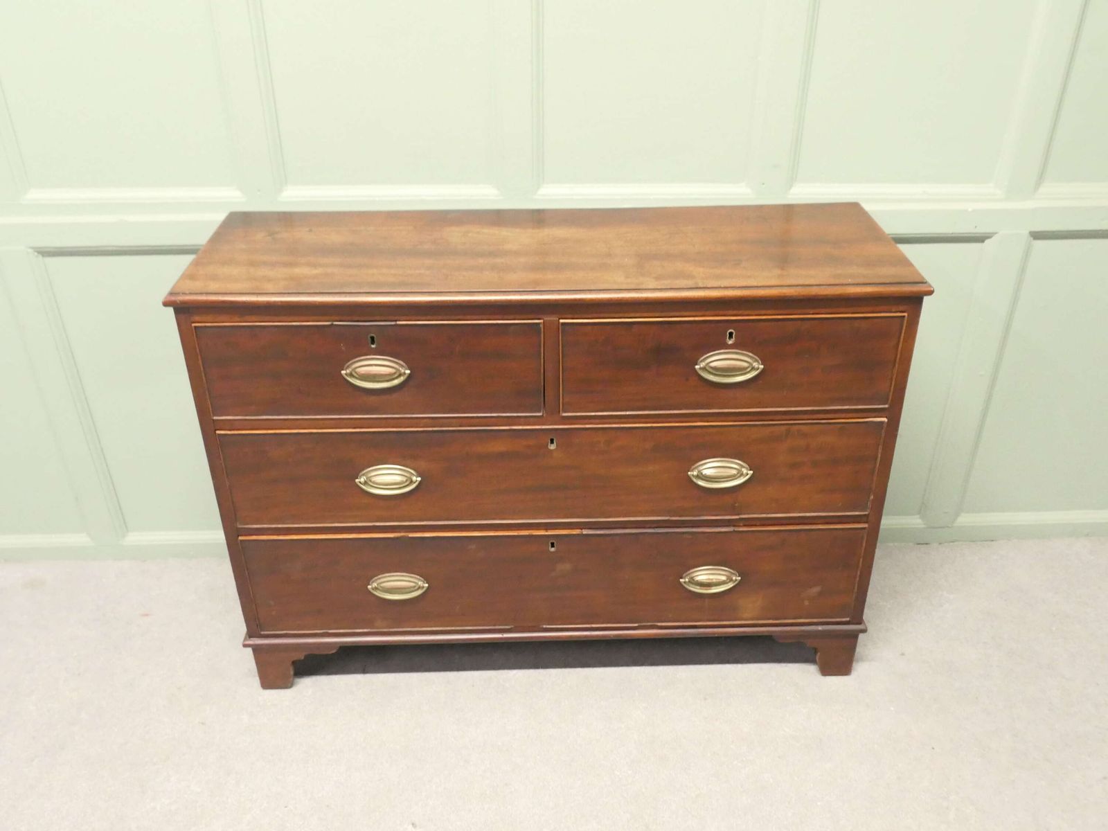 Very Slim Mahogany Chest Of Drawers photo vinterior