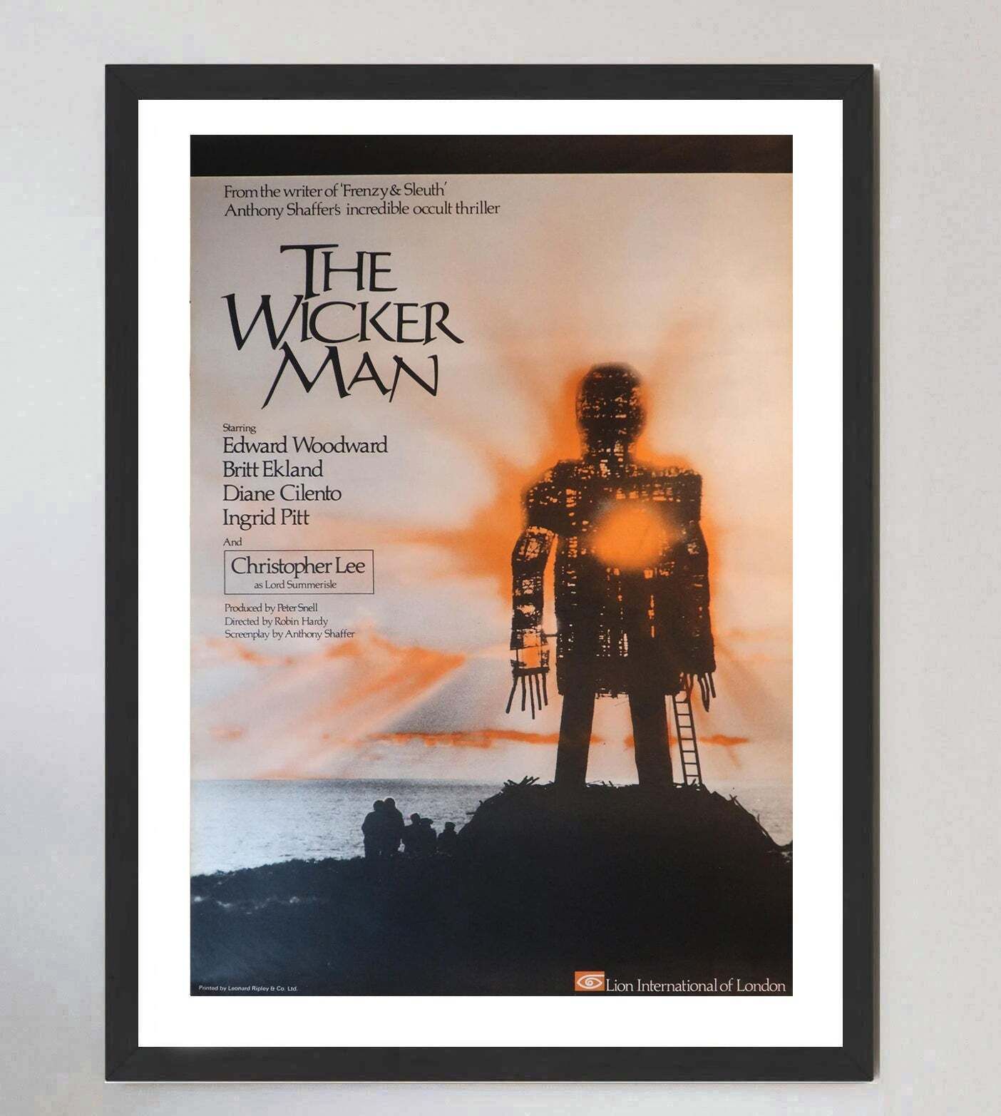 The Wicker Man  Original Vintage Poster photo furniture