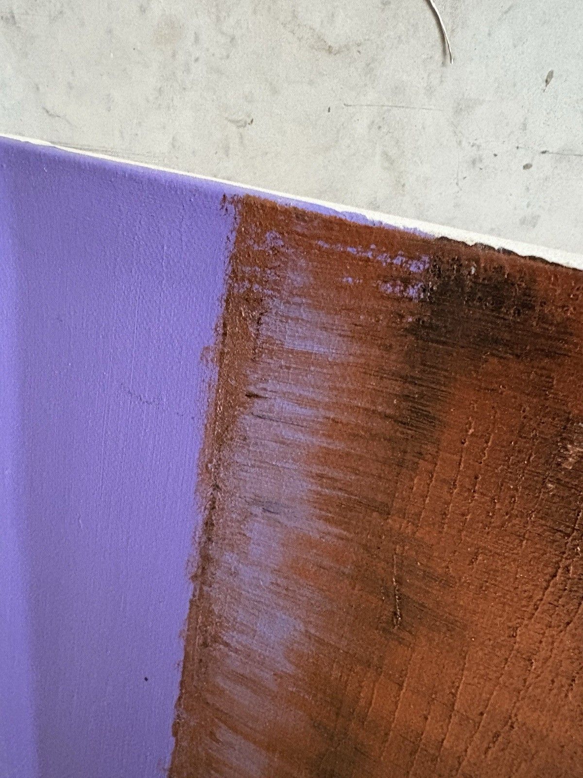 photo for sale Vtg Mid Century Style Abstract Art School Wall Hanging Painting Picture R1011