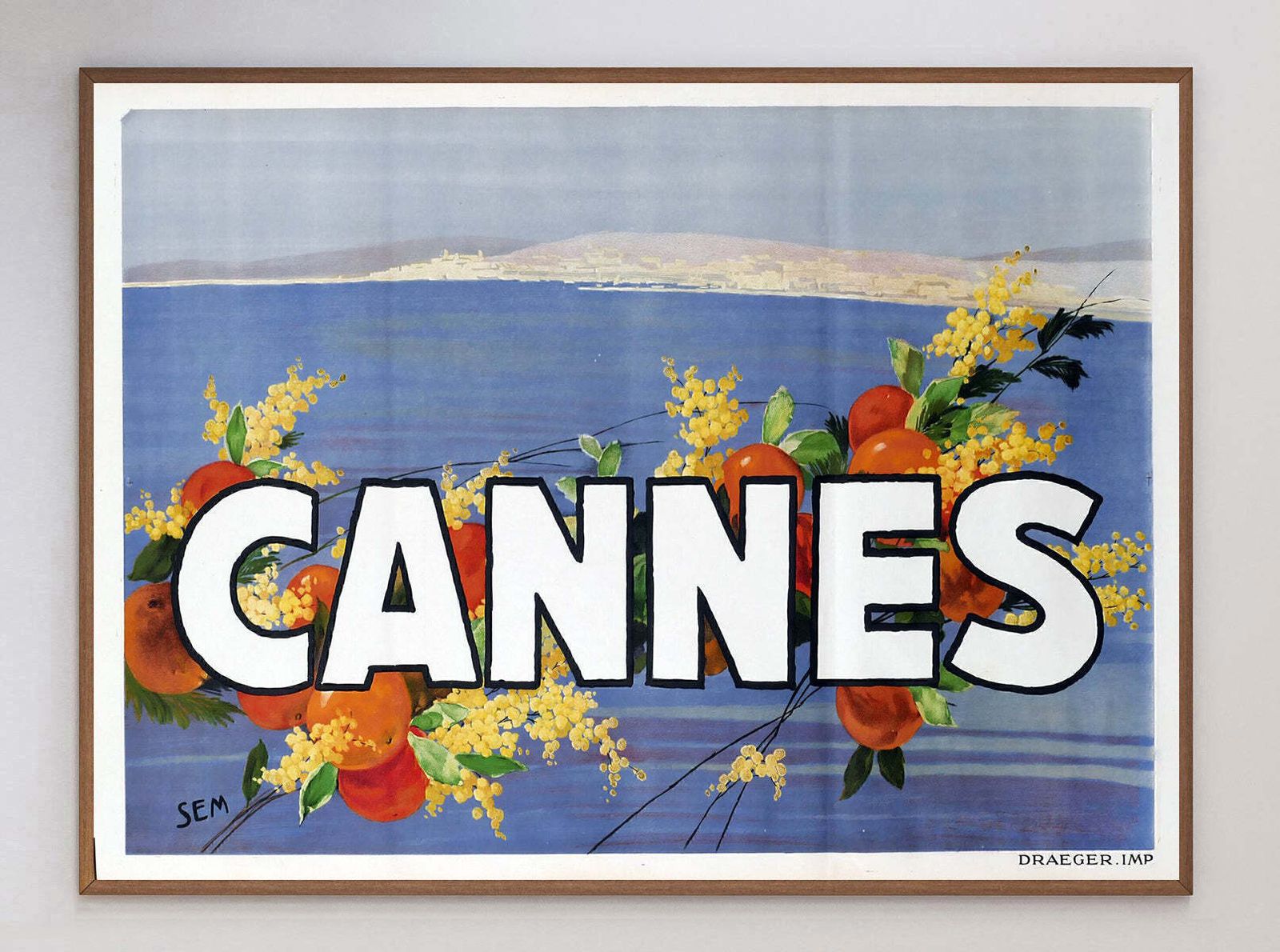 Cannes Original Vintage Poster photo 2059.0