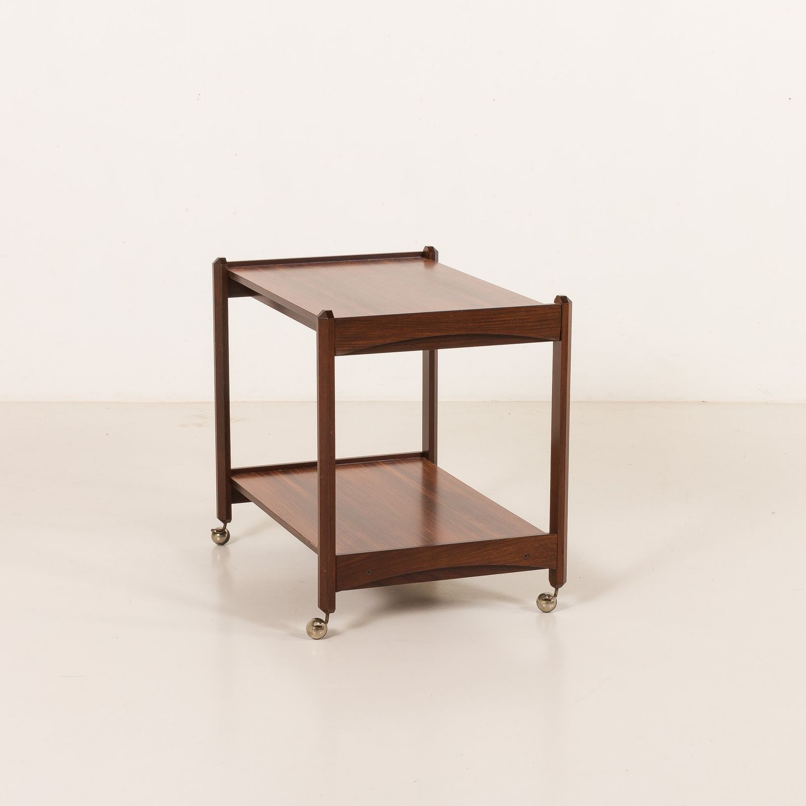 Italian Mid Century Bar Trolley, Serving Cart In Rosewood, 1960s photo Furniture
