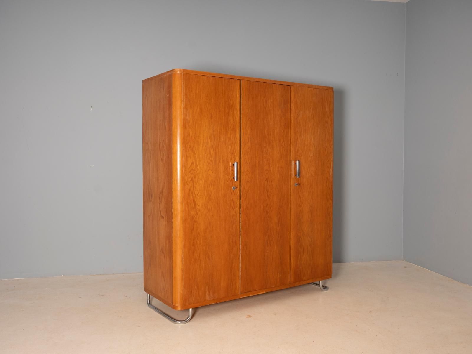 Wardrobe Cabinet, Vichr & Spol., 1930s, Czechoslovakia photo 1991.0