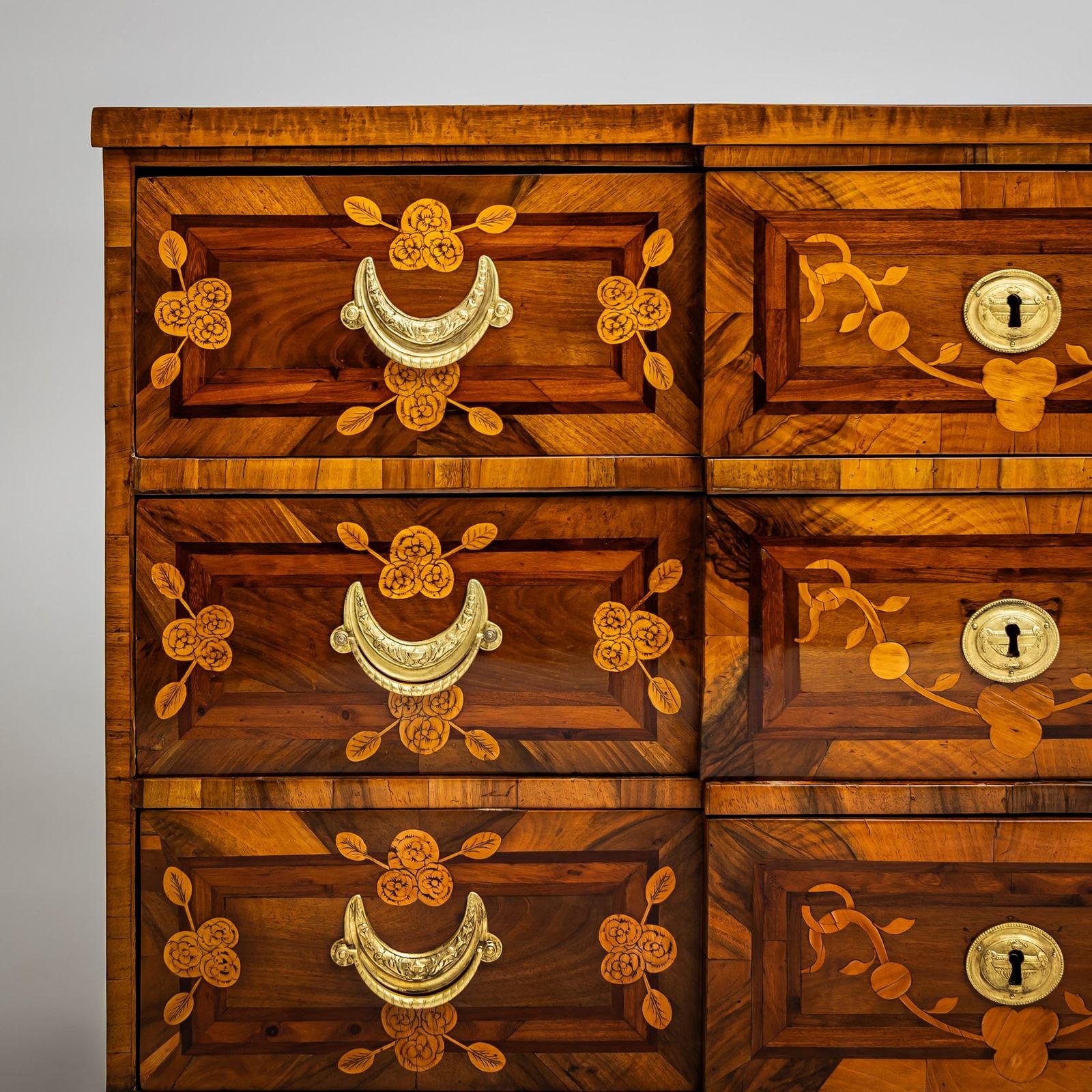 Louis Seize Marquetry Chest Of Drawers Late 18th Century photo 7070.0