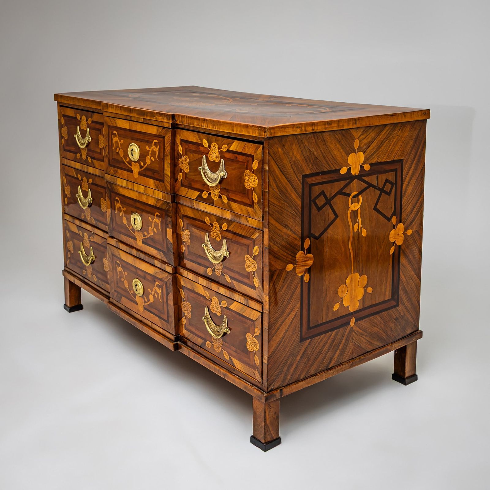 photo furniture Louis Seize Marquetry Chest Of Drawers Late 18th Century
