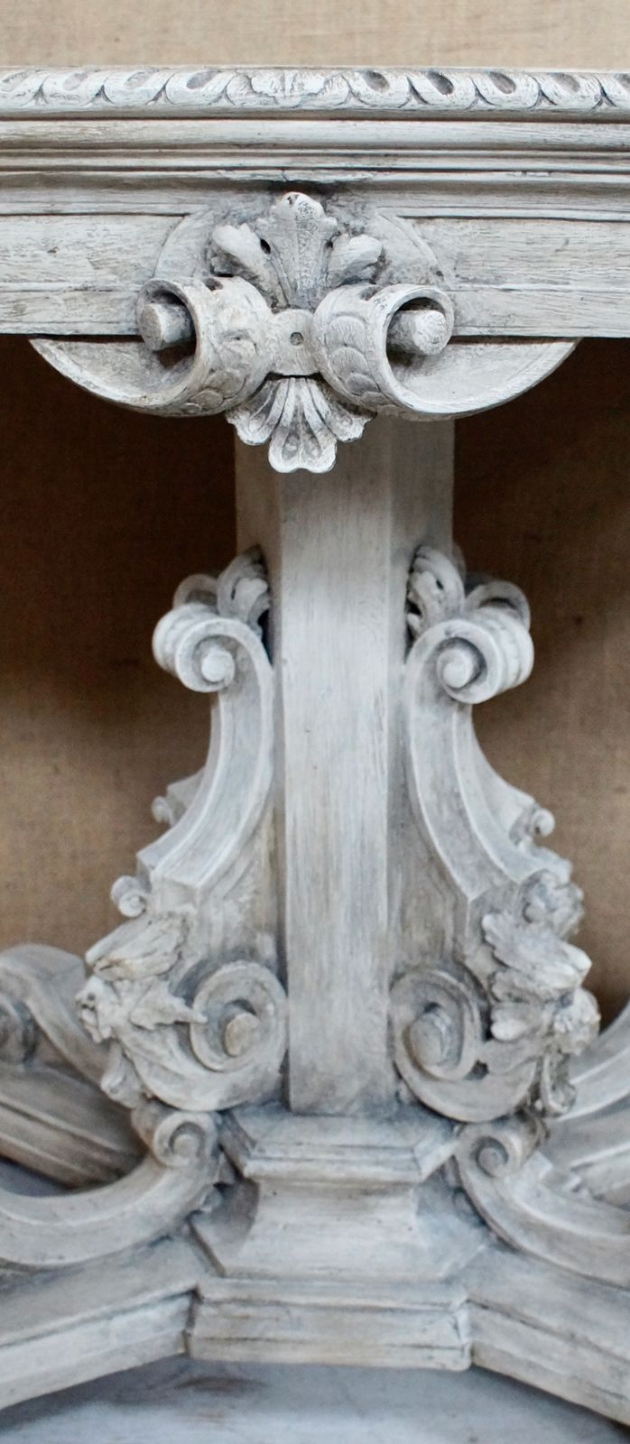 Furniture Victorian Italian Baroque Painted Faux Marble Centre Table photo