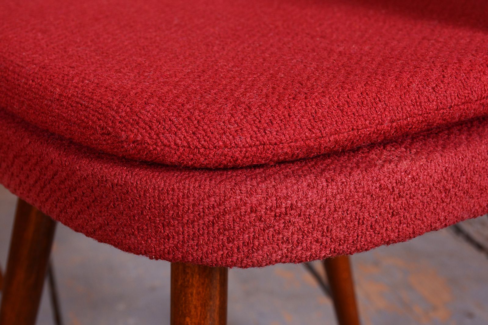 Set Of Four Original Mid Century Chairs, By Antonín šuman, Walnut, Czech, 1950s photo for sale