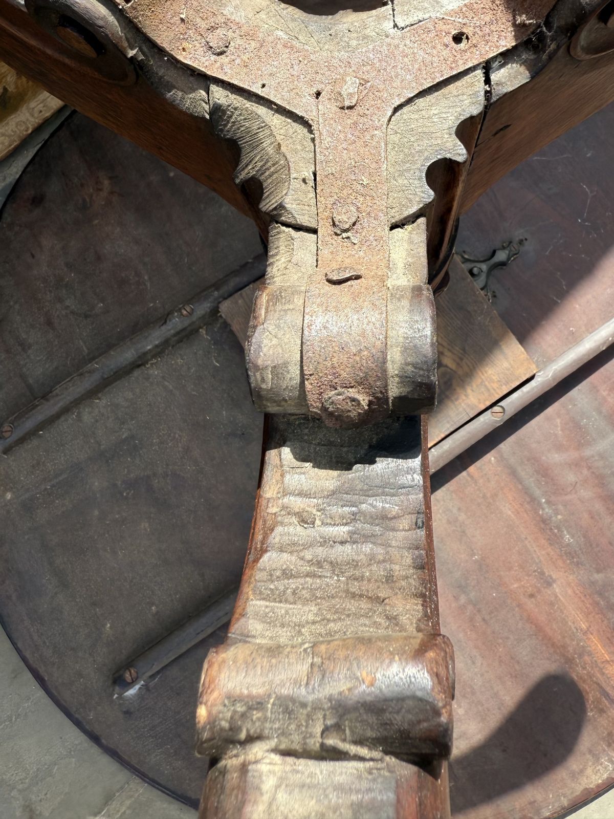 Antique Rare 18th Century Irish Carved Mahogany Tripod Table Circa 1750 photo Furniture