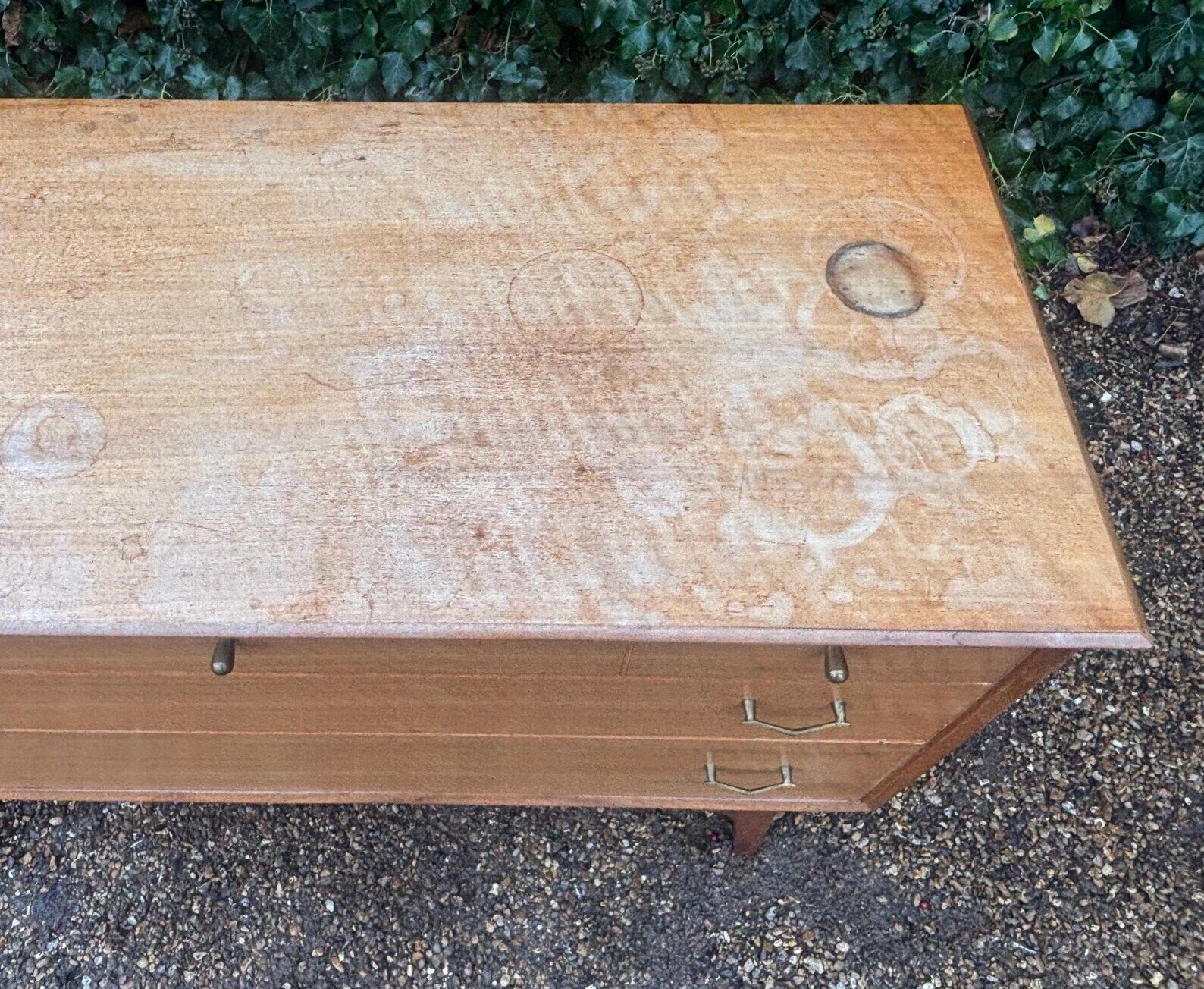 360.0 Vintage 1950’s Alfred Cox Chest Of Drawers photo