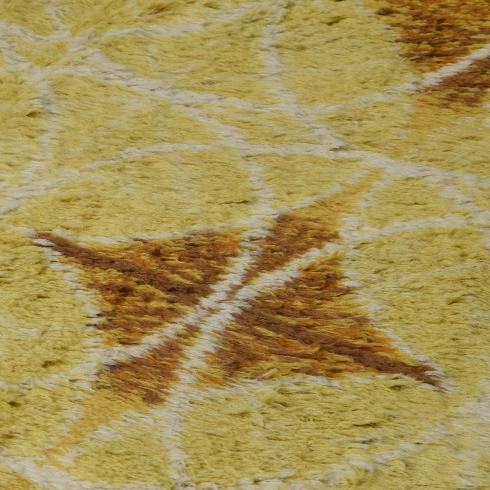 Tappeto Rya Rettangolare Con Forme Geometriche Anni 70 photo buy