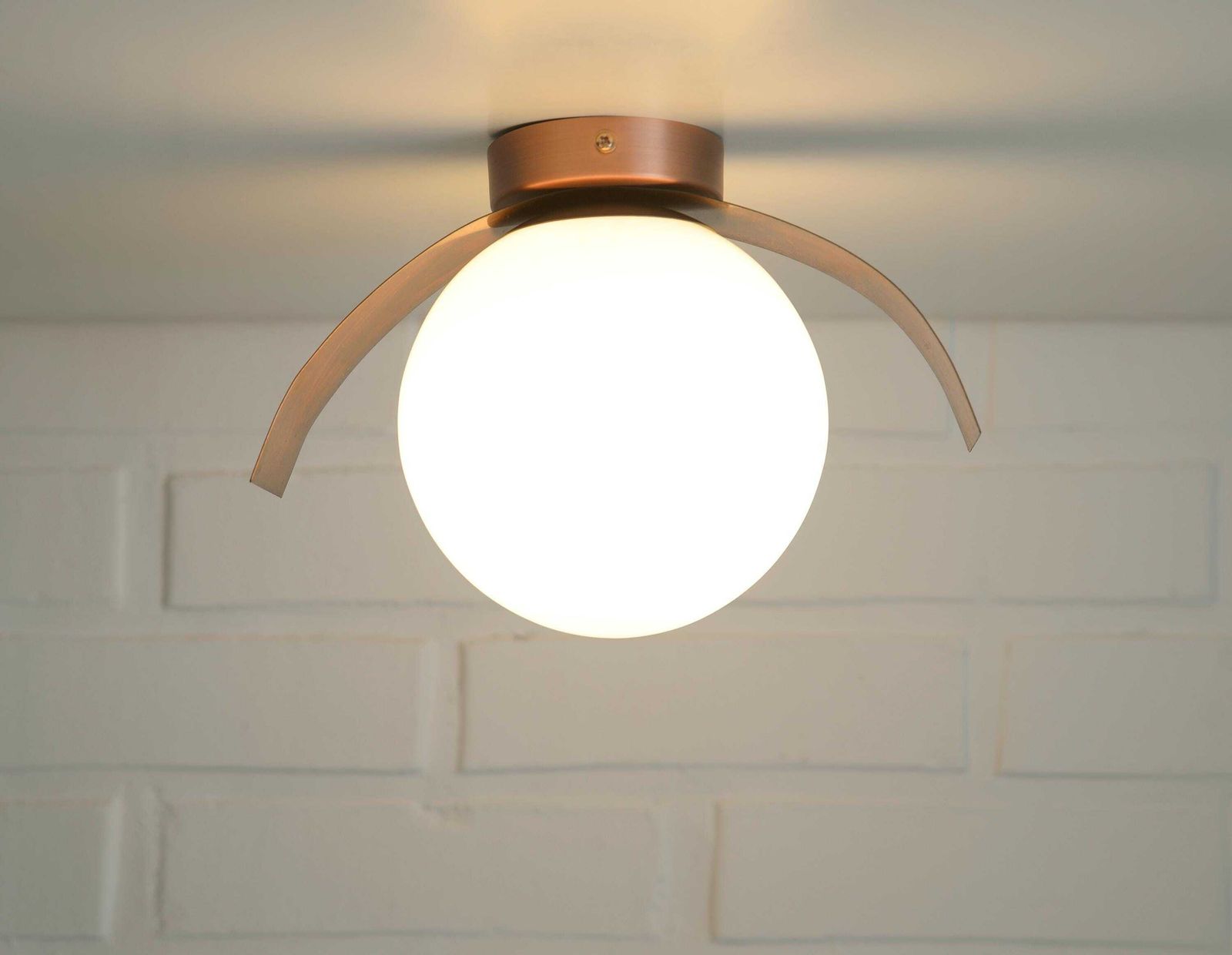 Vintage Wall Lamps / 1 Of 4 / Brutalist Sconces / Copper Ceiling Light / Mid Century Sputnik Light Fixture / Yugoslavia 1970's / photo buy