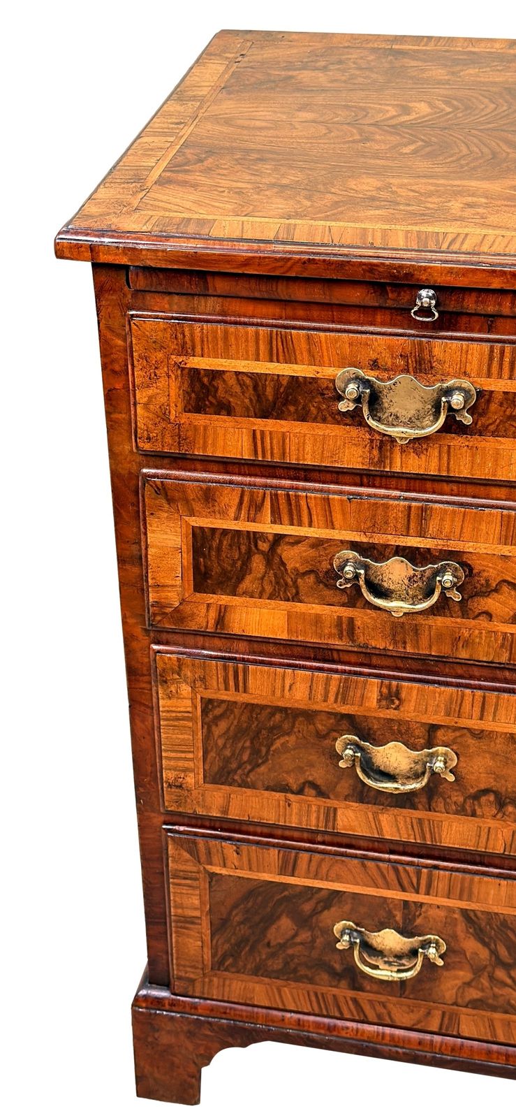 Small 18th Century Georgian Walnut Chest Of Drawers (England, Circa 1720) photo 9350.0