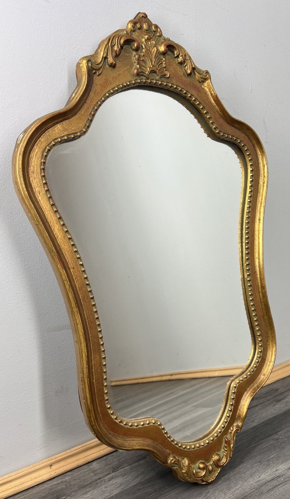 Mirror Vintage French Ornate Wall Mirror Gilt Frame Wall Decor Lot 4712 photo buy