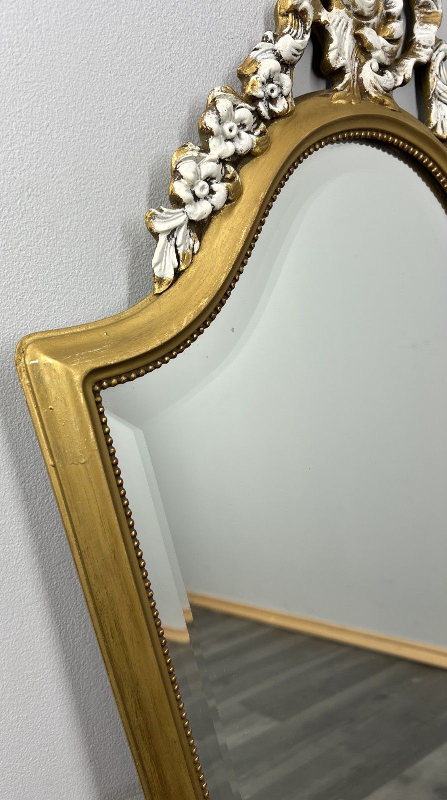 Mirror Vintage French Gilt Wall Mirror Ornate Wall Mirror Lot 4714 photo Home Decor