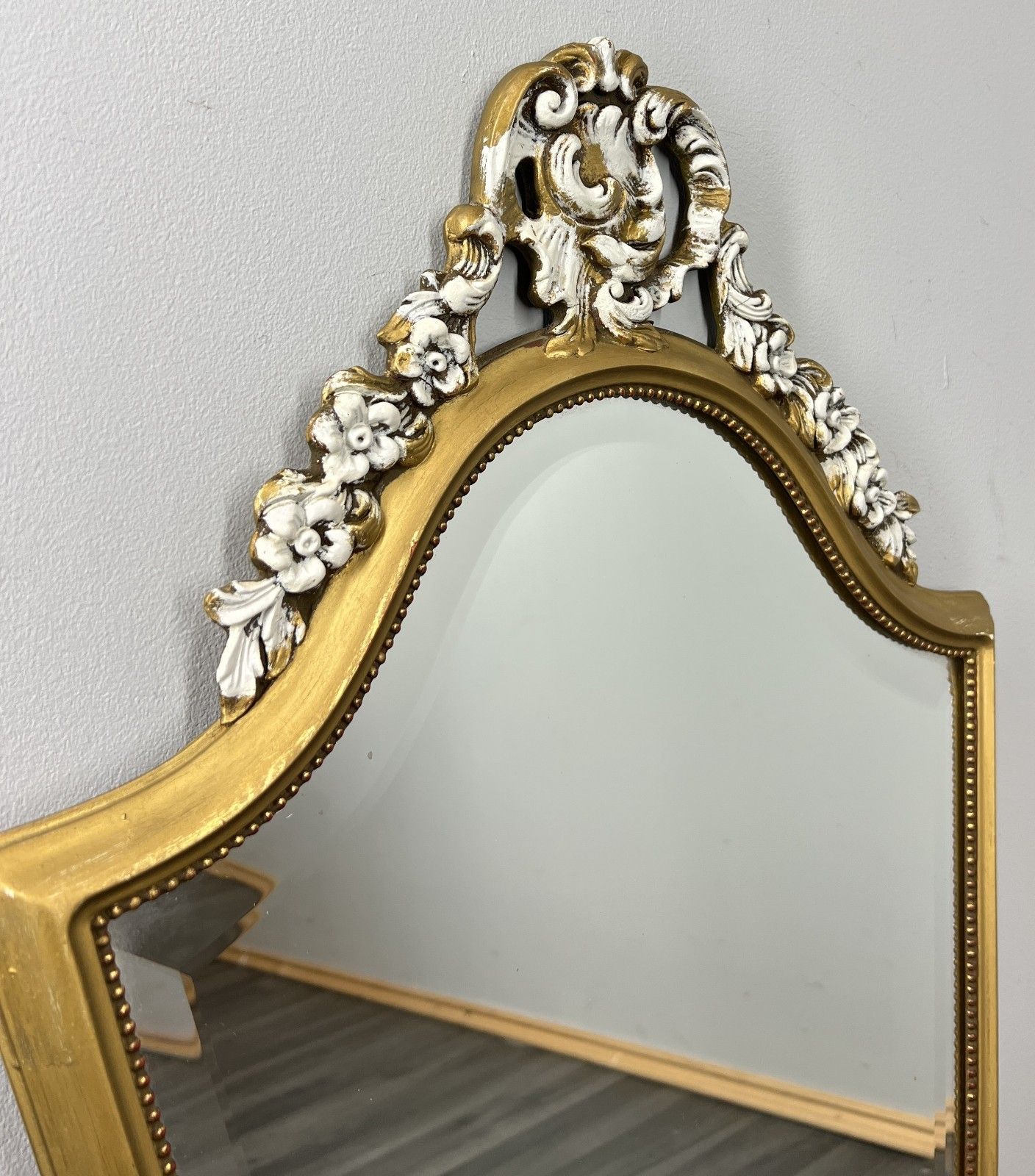 Mirror Vintage French Gilt Wall Mirror Ornate Wall Mirror Lot 4714 photo buy
