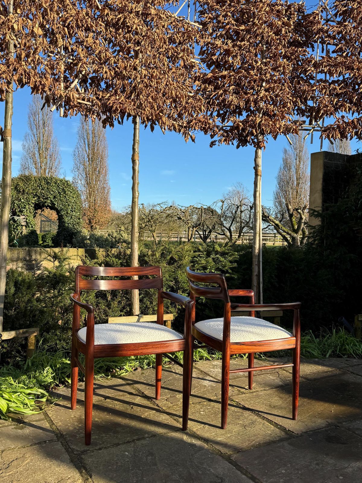 Eight H W Klein For Bramin Rosewood Dining Chairs Denmark 1960 photo Furniture