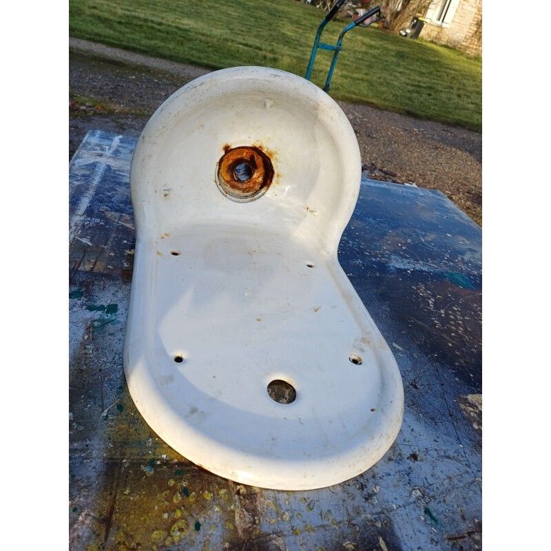 photo for sale Enameled Cast Iron Sink
