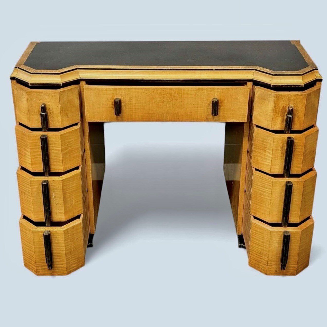 Art Deco Desk Attributed To Heal’s, London – Satin Birchwood photo 4345.0