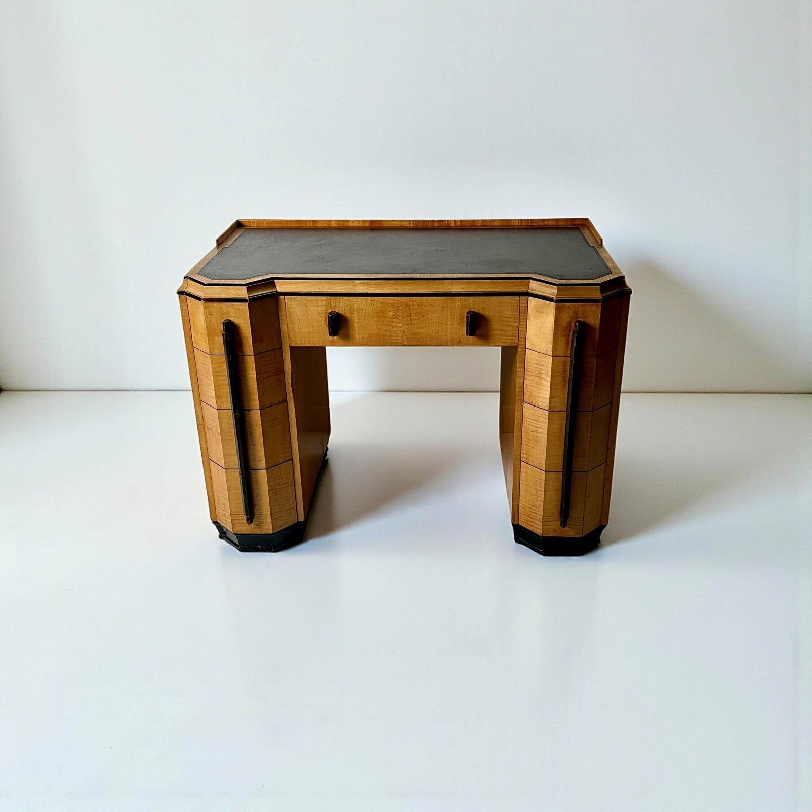 photo furniture Art Deco Desk Attributed To Heal’s, London – Satin Birchwood