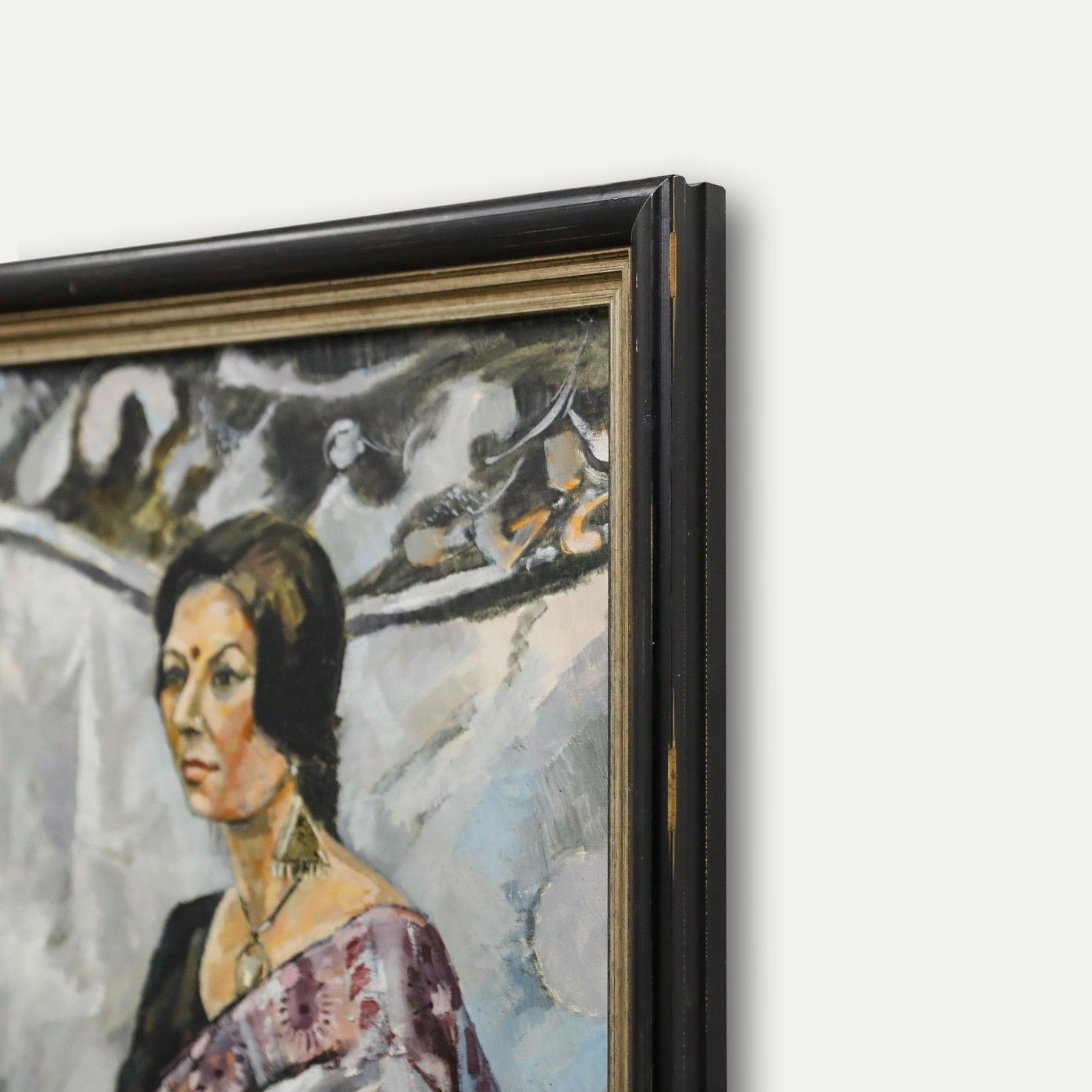 Joanne Thomson (1935 2024) 20th Century Oil, The Gurkha's Wife photo 325.0