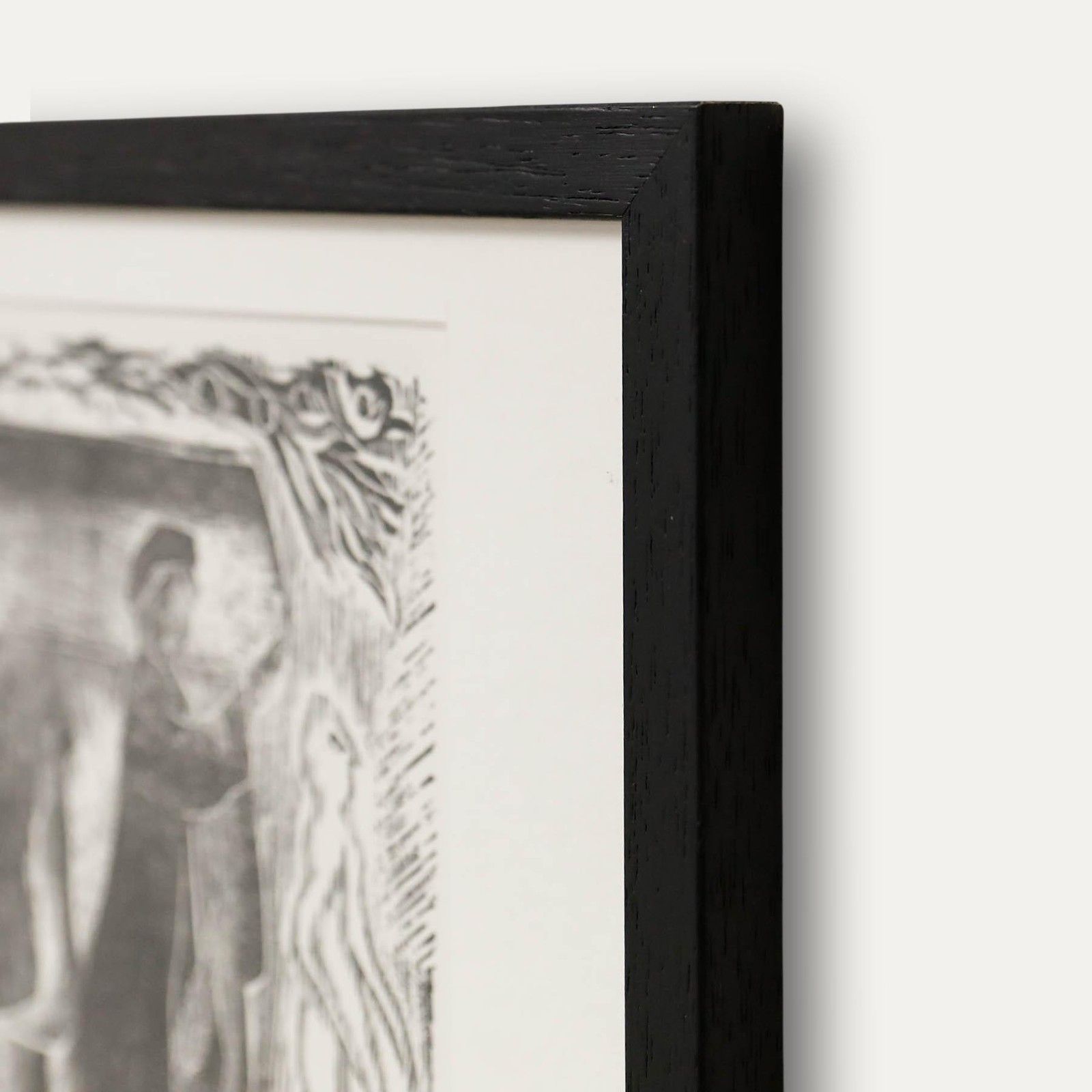 Angela Lemaire (1944 2025) 2005 Woodcut, Funeral With Subterraneans photo 175.0