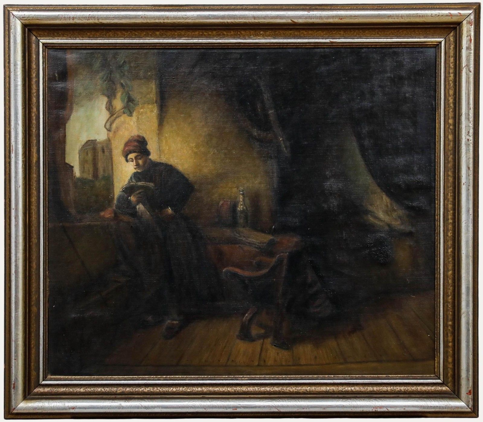 After Willem Drost (1633 1663) 20th Century Oil, The Student