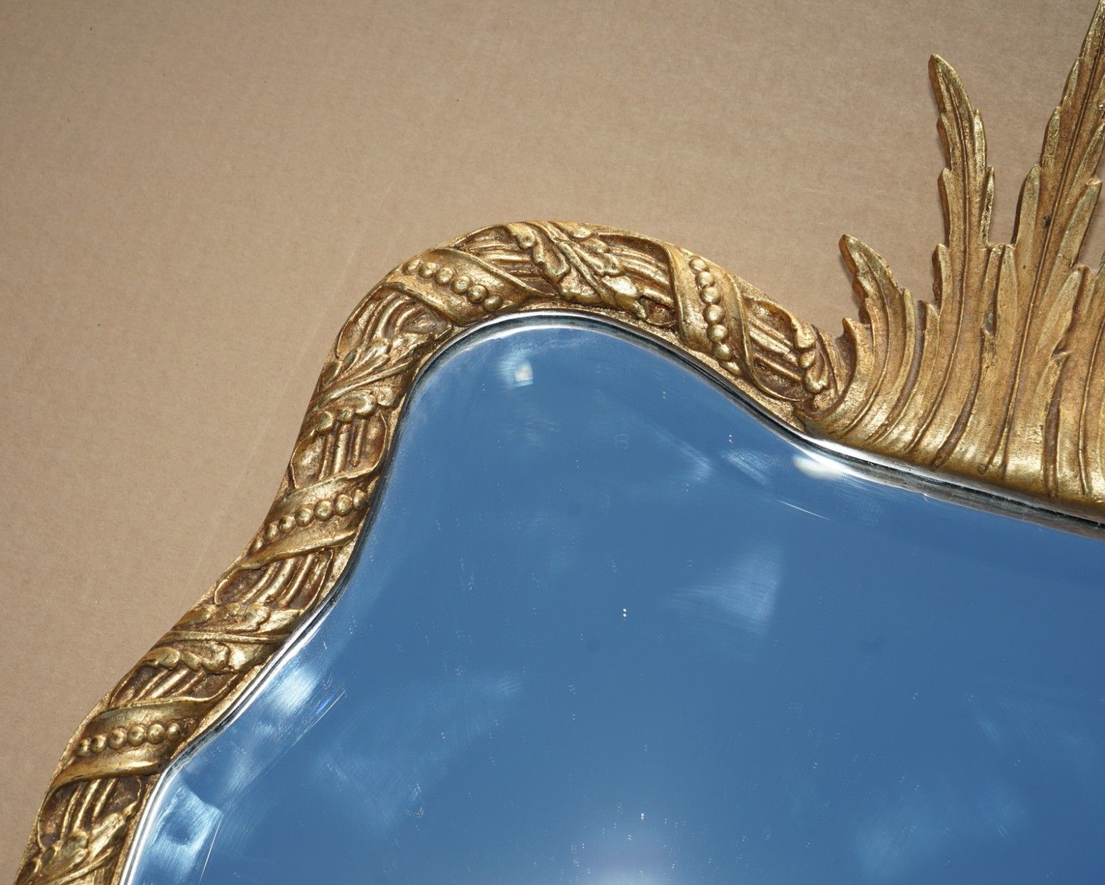 Friedman Brothers XVII Century Style The Lady Oglethorpe Beveled Wall Mirror photo vinterior