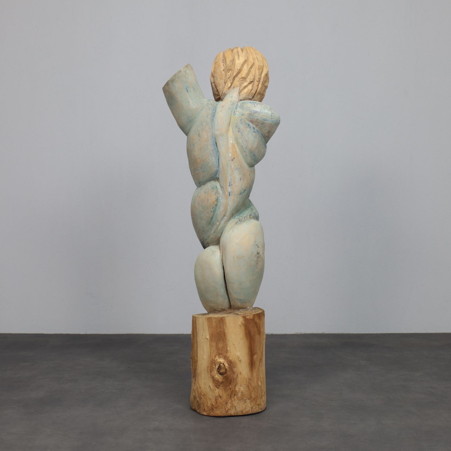 Carved Wood Sculpture By Tom De Munk Kerkmeer, Australia, 1990s photo for sale