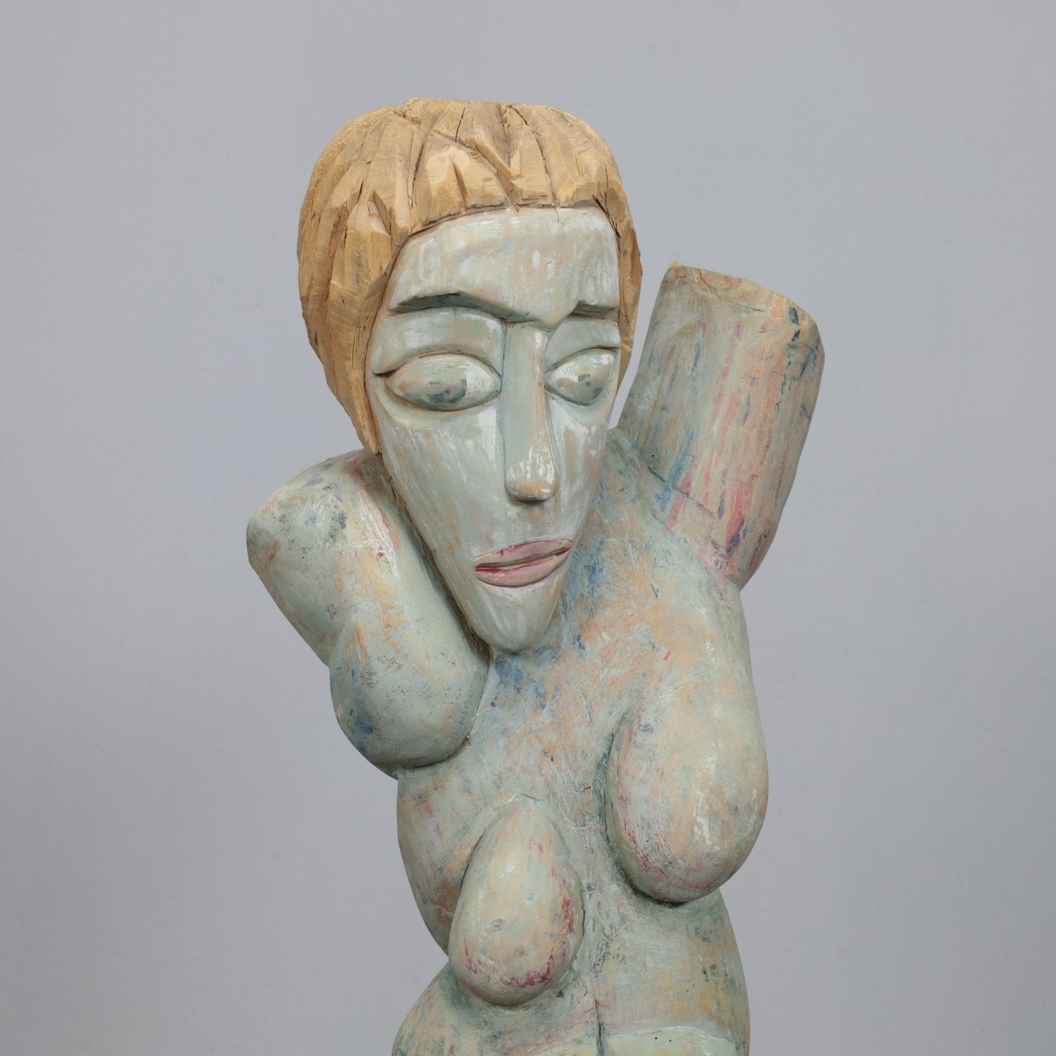 Carved Wood Sculpture By Tom De Munk Kerkmeer, Australia, 1990s photo buy