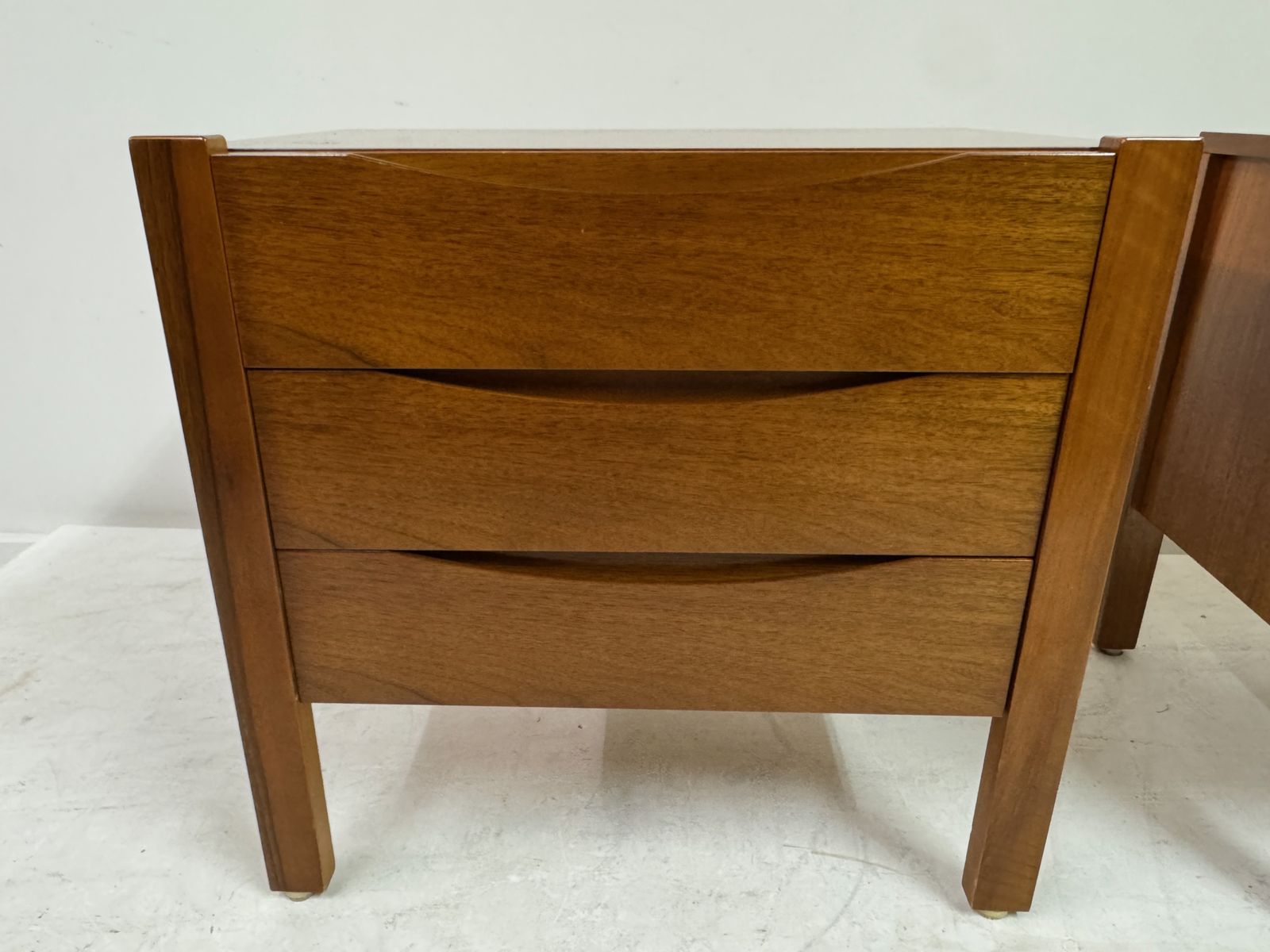 Pair Of Walnut Bedside Tables By Franz Xaver Sproll photo Furniture