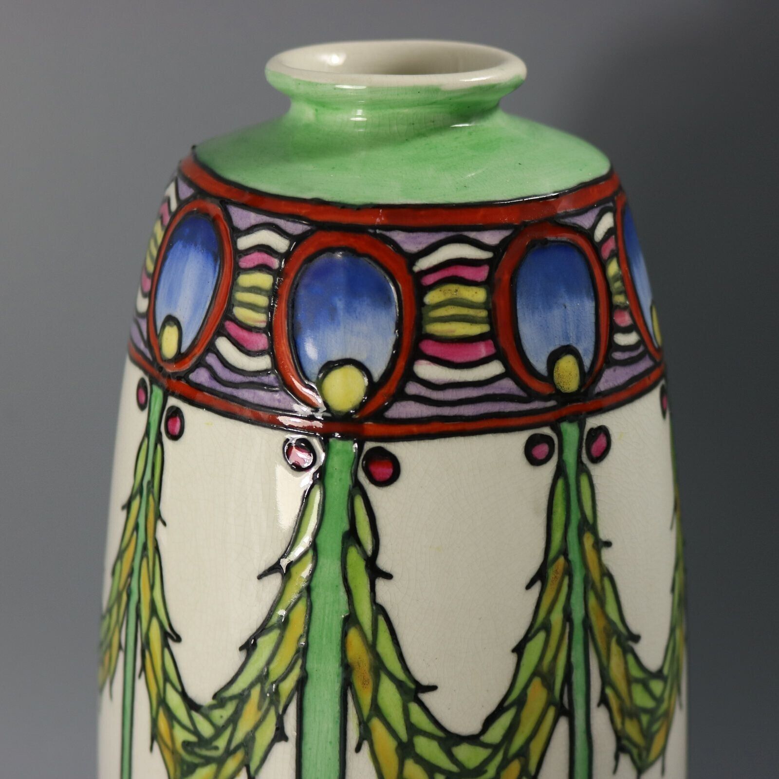 Minton Secessionist No.1 Vase Rare Colourway photo Home Decor