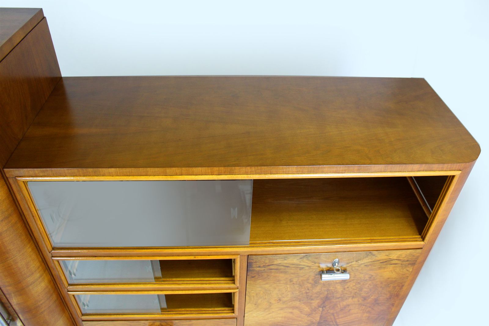 3800.0 Bauhaus 1930s Multi Functional Storage Unit, Robert Slezák, Czechoslovakia photo
