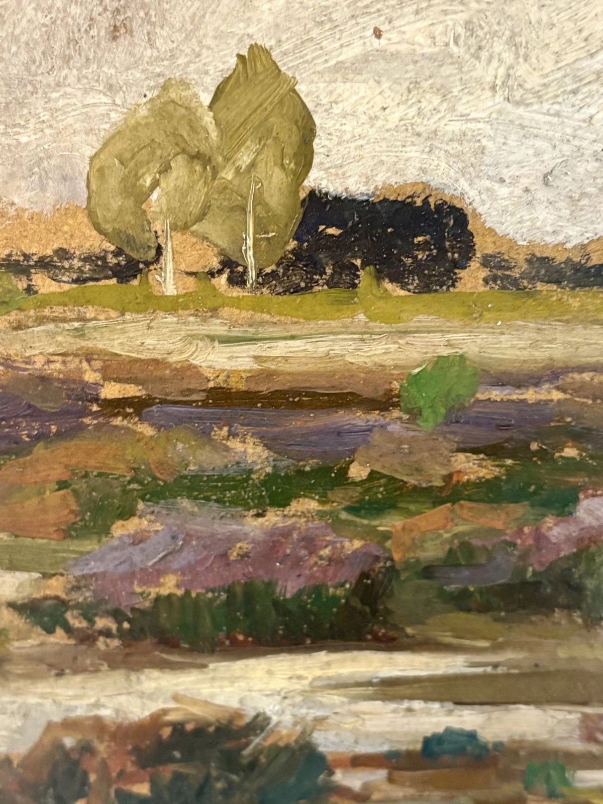 A Pair Of Early 20th Century French Landscapes, Oil On Board, Each 36cm Wide X 28cm High £850 For The Pair, Signed photo vinterior