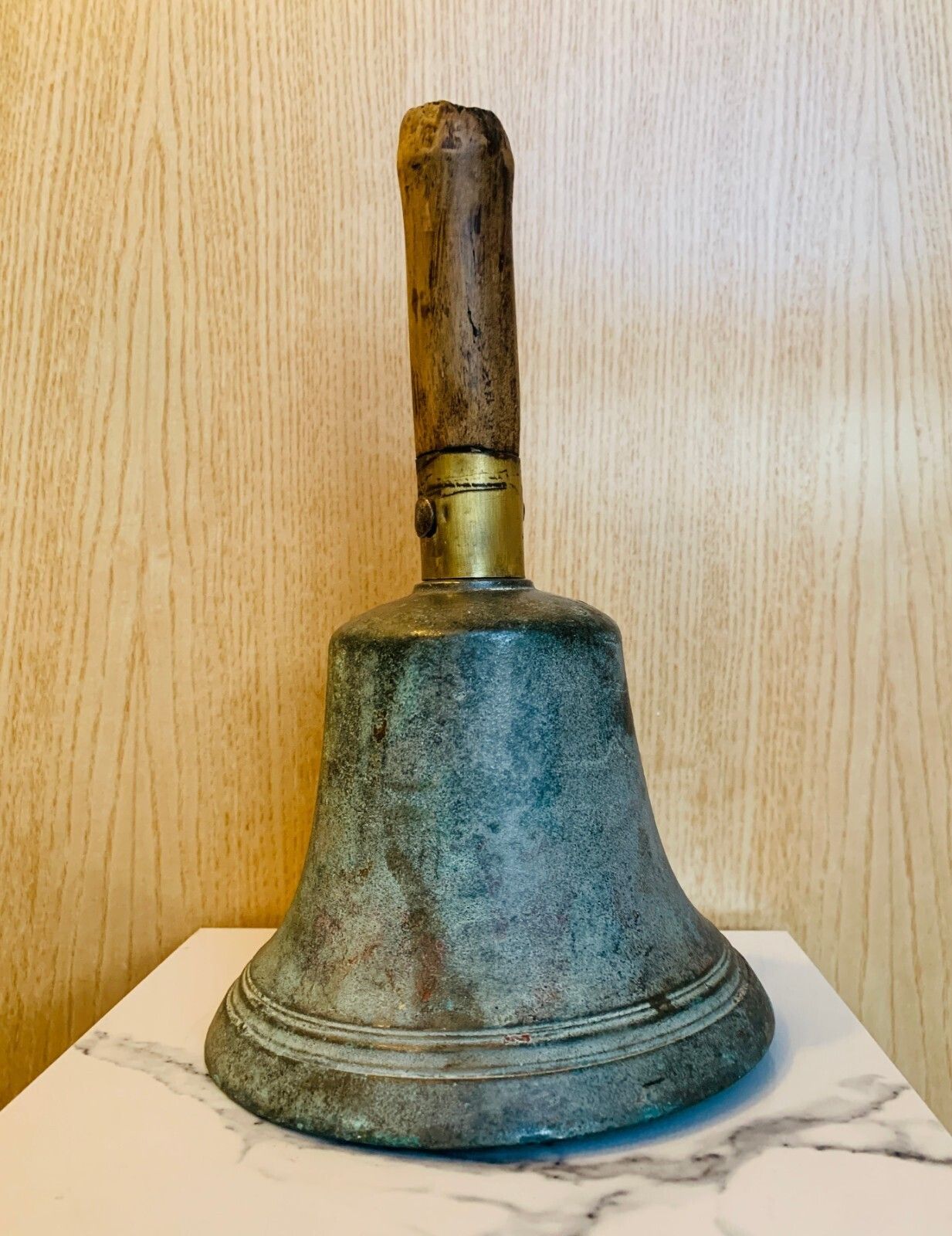 Rare Georgian Bronze Town Crier’s Bell Watchman’s Alarm Handbell (C. 1714–1830) photo Home Decor