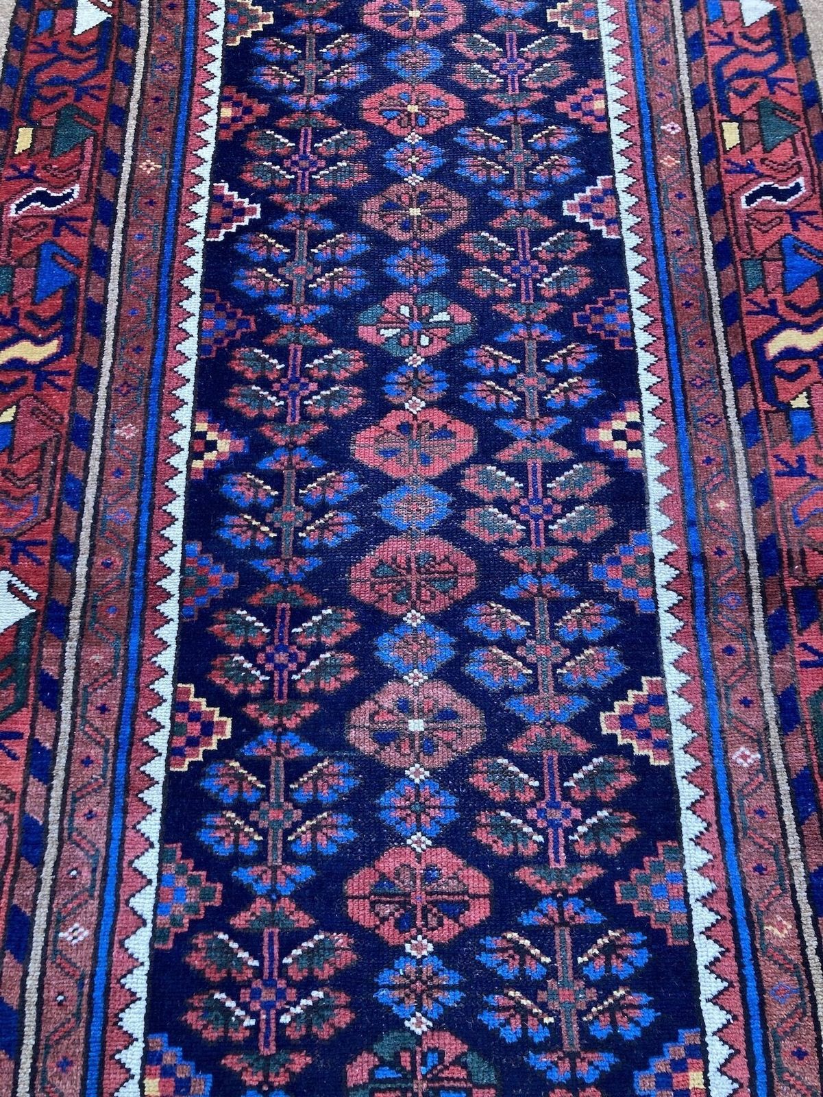 Antique Hamadan Runner 4.05m X 1.05m photo buy