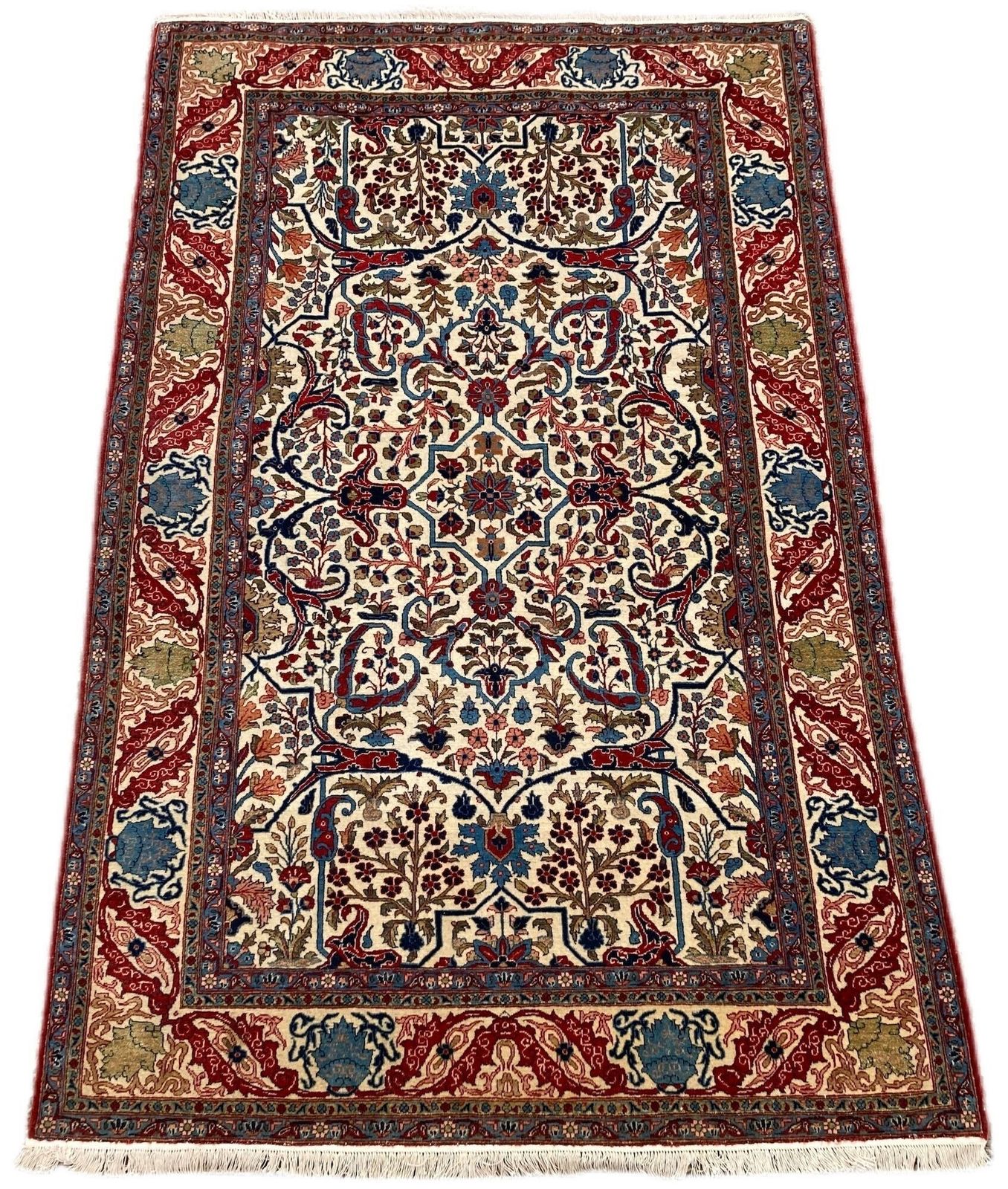 Antique Qum Rug 2.10m X 1.36m, 1910s photo furniture
